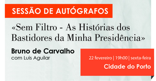 Sessão de apresentação do livro “Sem Filtro” de Bruno de Carvalho Image