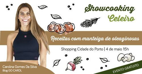 CELEIRO | Showcooking com Carolina Gomes da Silva! Image